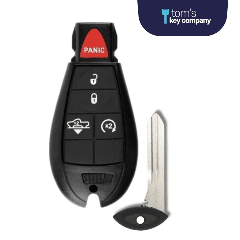 2013 2017 dodge ram 5 button smart key fob gq453t 5b fob tom s key company 6 32072811839741