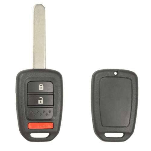 3 button honda key w remote fob repair kit w key by photo cutting service hon repair rctngl 3b 1t tom s key company 6 31579223064829