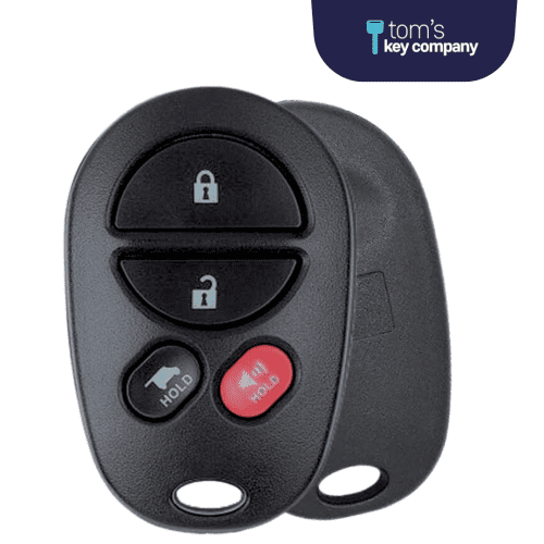 4 button keyless entry remote car key fob for toyota sequoia gq43vt20t 4b hatch tom s key company 1 31920272736509