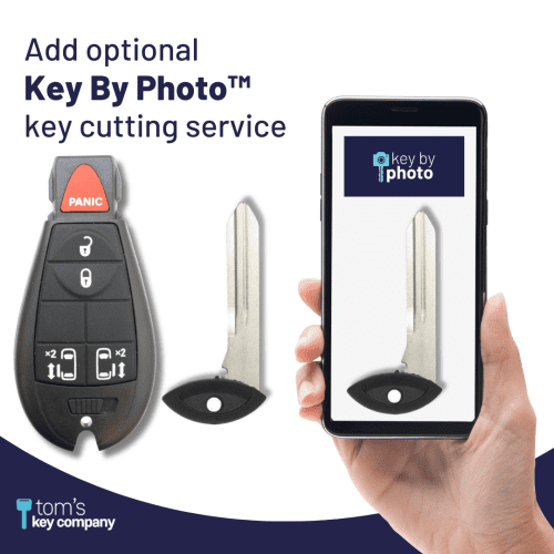 5 button chrysler dodge vw smart key fob iyzc01c 5b dd fob tom s key company 2 32072736833789