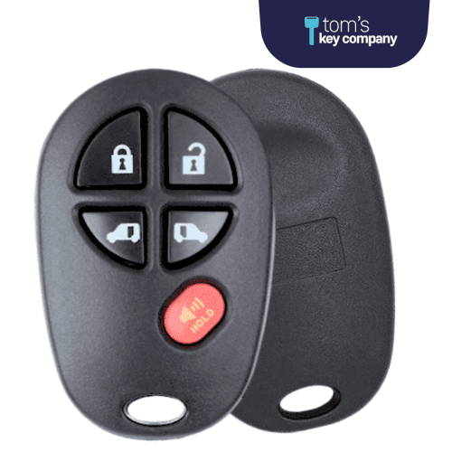 5 button keyless entry remote car key fob for toyota sienna vans gq43vt20t 5b tom s key company 1 31916821381373