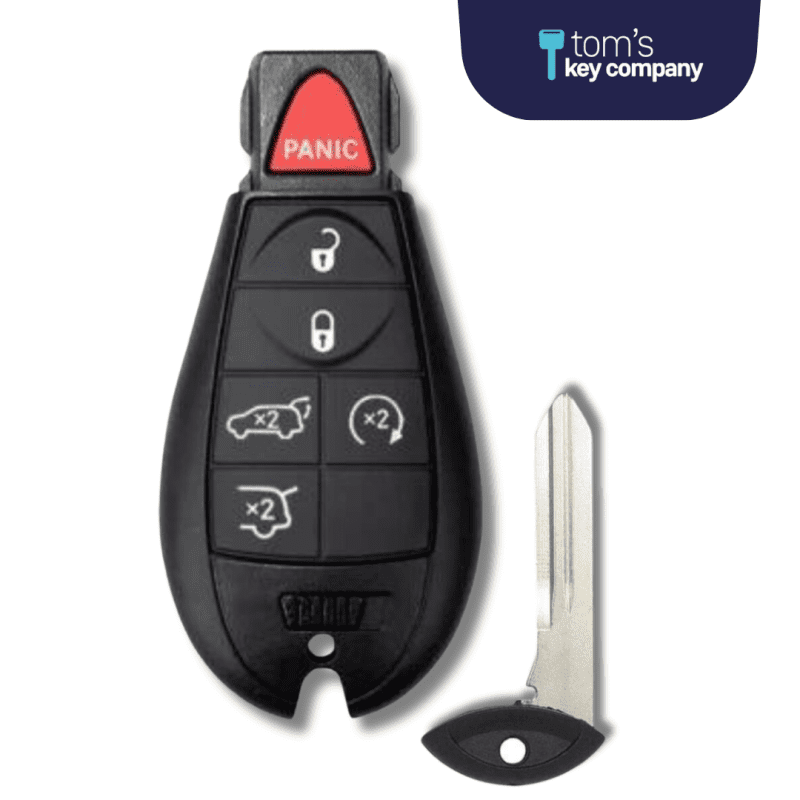 6 button jeep smart key fob iyzc01c 6b rstt fob tom s key company 6