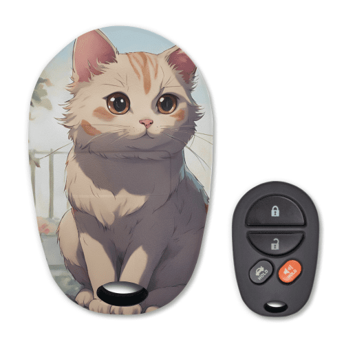 AnimeCatPrintedFob ToyotaAvalonandSolara