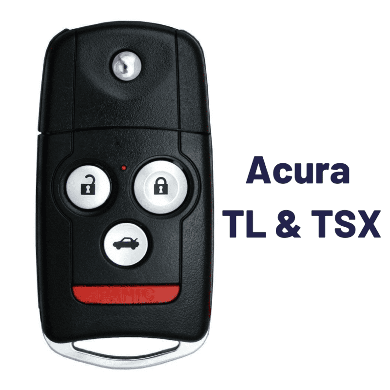 acura tl and tsx aftermarket keyless entry flip key 4 button acurafk tl tsx 4b flp tom s key company 6 30962390106365