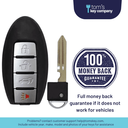 brand new aftermarket 4 button smart key with hatch release for select nissan and infiniti vehicles nissk 4b hr 624 tom s key company 5 31989562376445