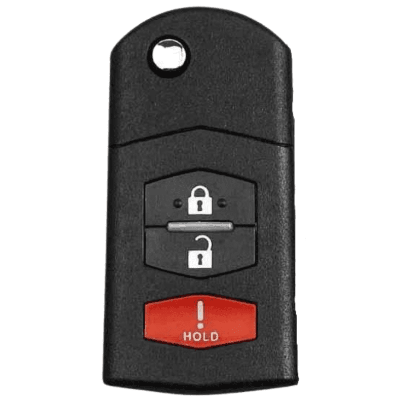 brand new aftermarket keyless entry flip key 3 button for select mazda vehicles mazflp 3b tom s key company 8 30107023442173