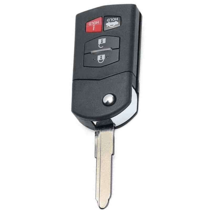 brand new aftermarket keyless entry flip key 4 button with trunk release for select mazda vehicles mazflp 4b trunk tom s key company 7 29896410104061