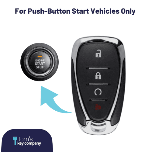 buick encore chevrolet bolt equinox sonic spark trax and volt 4 button smart key with remote start gmchevsk rs 4b hyq4aa tom s key company 2 31484135637245