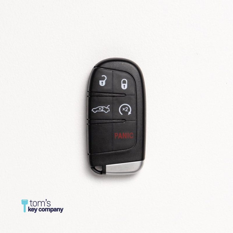 chrysler dodge and jeep 5 button smart key fob for select vehicles cdsk e5trz0sk 5b fob tom s key company 1 31784022278397