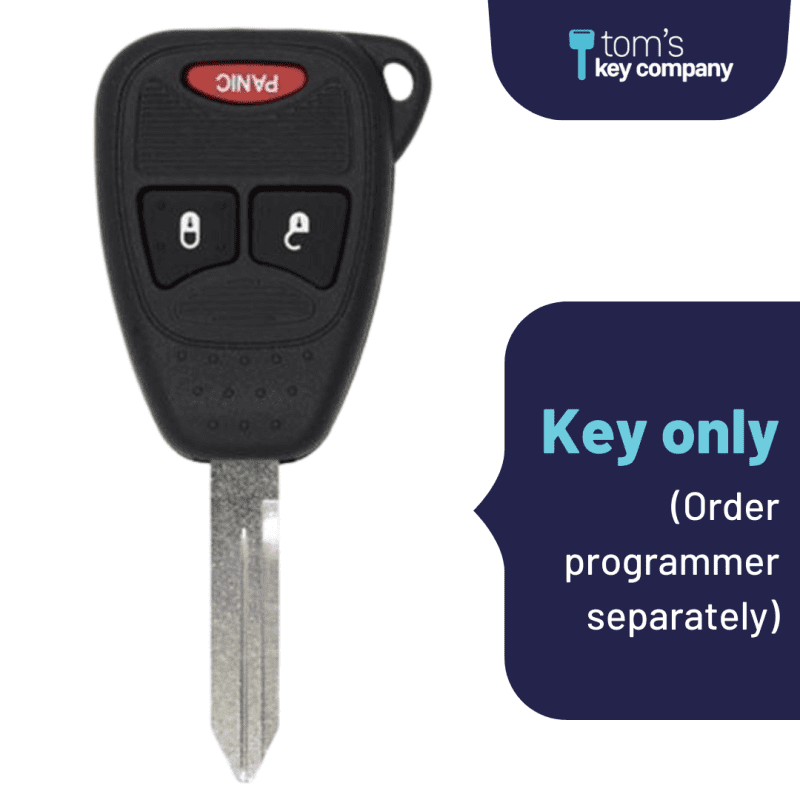 chrysler dodge and jeep key with 3 button remote fob oht692427aa 3b 46 tom s key company 1 32069060657405