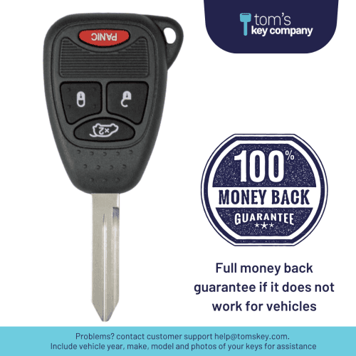 chrysler dodge and jeep key with 4 button remote fob including trunk release oht692427aa 4b 46 trunk tom s key company 4 a5a3c796 becc 44a1 afeb 3fb06b2f806e