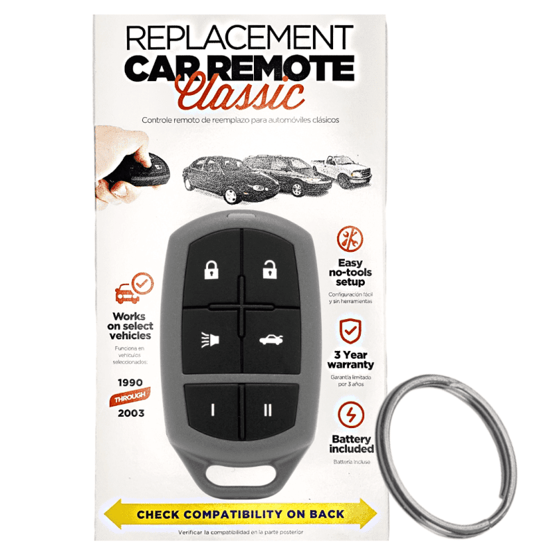 classic replacement car remote for hundreds of vehicles keyless entry fob for select vehicles unrm 60 classic univ remote 6b bndl tom s key company 4 29673721430269