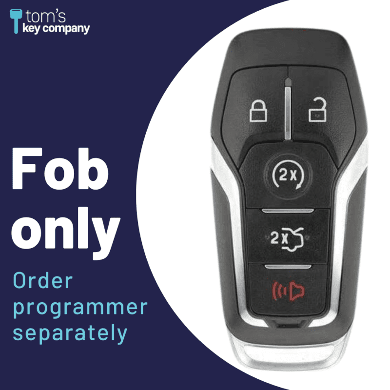 ford aftermarket 5 button smart key with remote start and trunk release forsk trs 5b fob tmb tom s key company 1 32022437953789