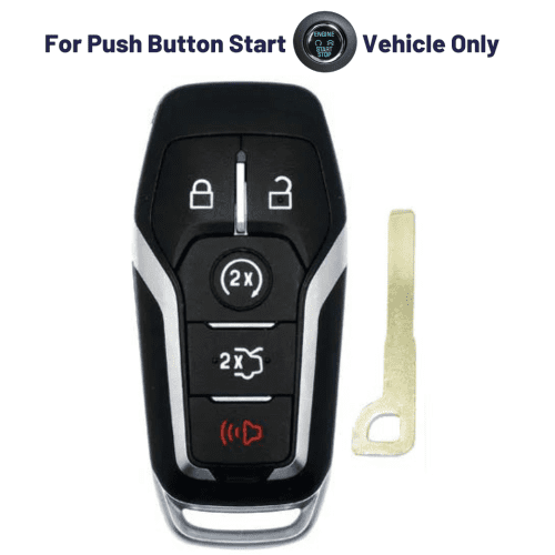 ford aftermarket 5 button smart key with remote start and trunk release forsk trs 5b fob tmb tom s key company 6 30073987989757