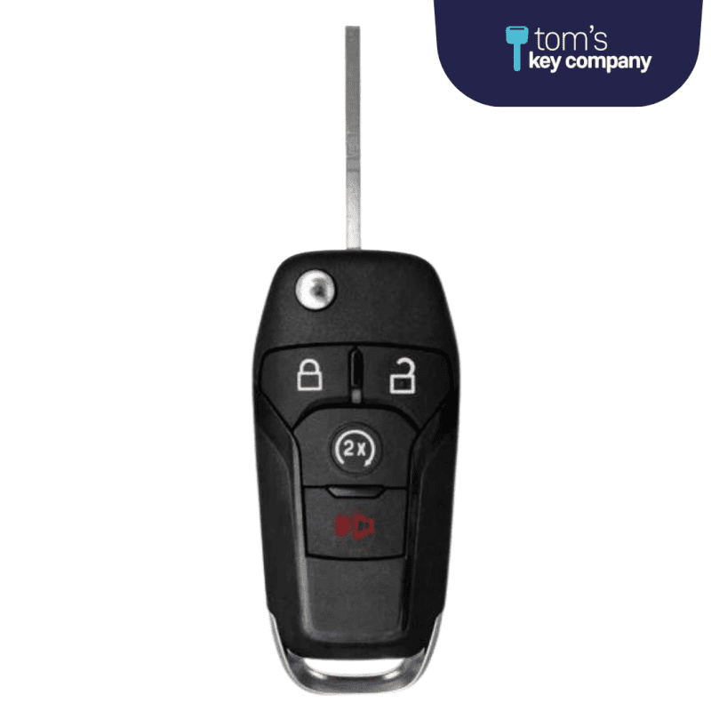 ford aftermarket keyless entry flip key 4 button with remote start forfk 4b rs flp tom s key company 6