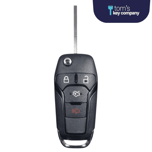 ford aftermarket keyless entry flip key 4 button with trunk release forfk 4b trunk flp tom s key company 6 32022291677437