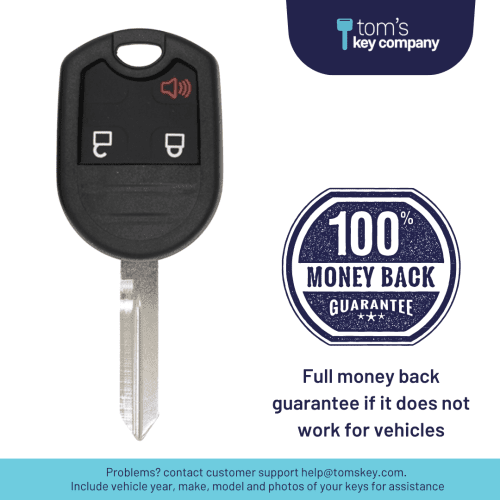 ford key and keyless entry remote 3 button oucd6000022 3b tom s key company 6 32008554152189