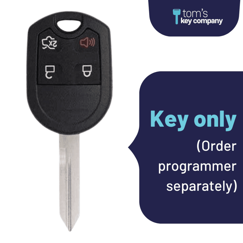 ford key and keyless entry remote 4 button with trunk ouc6000022 4b t tom s key company 1 32007934705917