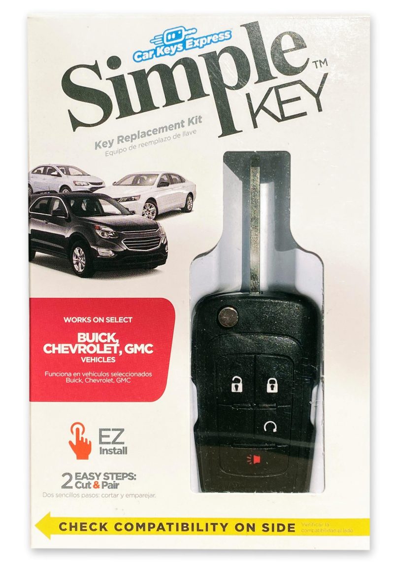 gm simple key 4 button flip key with remote start gmfk4rssk kit tom s key company 1 21716293943452