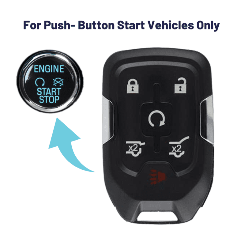 gmc and chevrolet 6 button smartkey fob suburban tahoe yukon gmchev hyq1aa 6b tom s key company 1 31264253051133