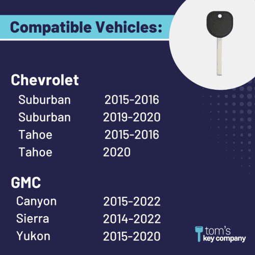 high security transponder key for select buick chevrolet and gmc vehicles gmkey b119 high security tom s key company 5 30751076024573