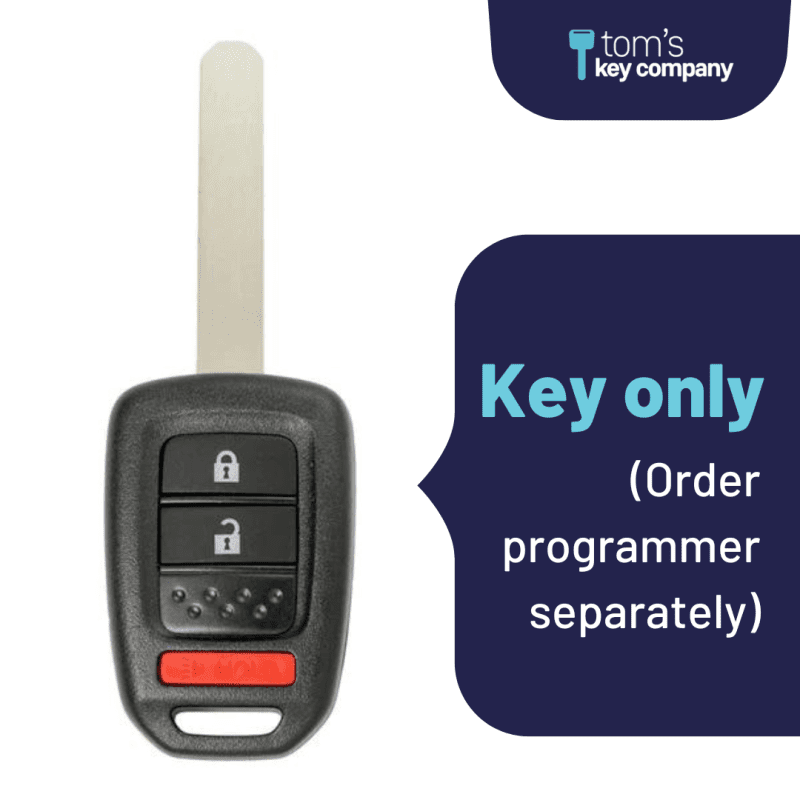 honda accord crosstour cr v and fit 3 button remote key honrk rctngl 3b mlbhlik6 1t tom s key company 1 31967660310781