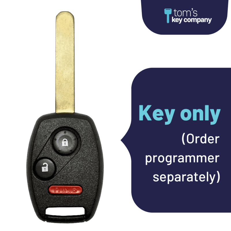 honda civic 2006 2011 and honda odyssey 2011 2017 key and keyless entry remote 3 button n5f s0084a 3b tom s key company 1 31967806980349