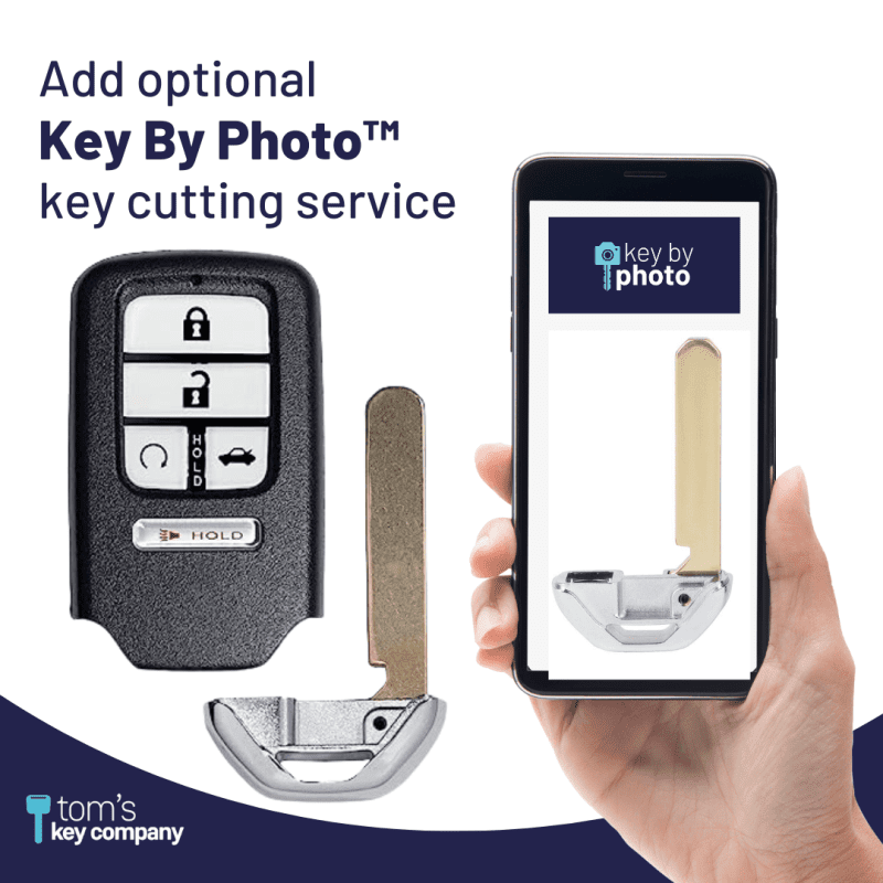 honda civic and pilot 5 button smart key with remote start and trunk release honsk 5b trs kr5v2x tom s key company 2 31968227655933
