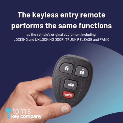 keyless entry remote for select buick cadillac chevrolet gmc pontiac saturn and suzuki vehicles 4 button remote fob gmrm mz0re kit tom s key company 6 29846882517245