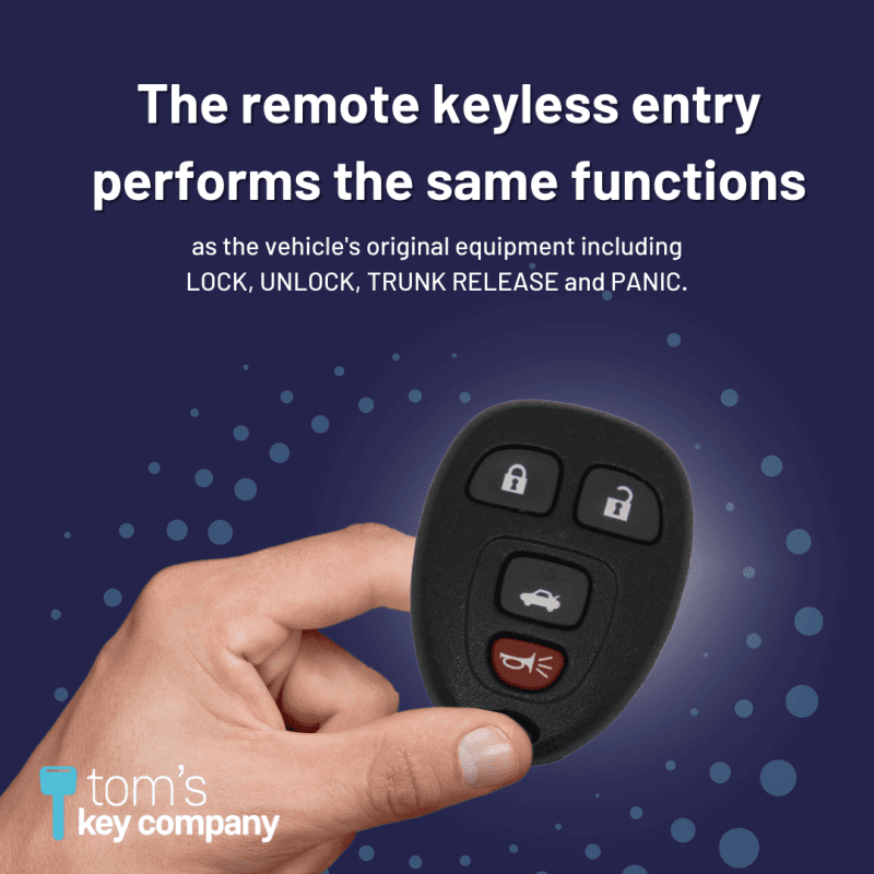 keyless entry remote for select buick chevrolet pontiac and saturn vehicles 4 button remote fob gmrm 4tz1re kit tom s key company 3 29841317265661