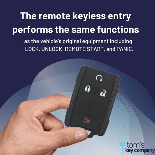 keyless entry remote for select chevrolet and gmc vehicles 4 button remote fob gmrm 4tz2re kit tom s key company 8 31298335441149