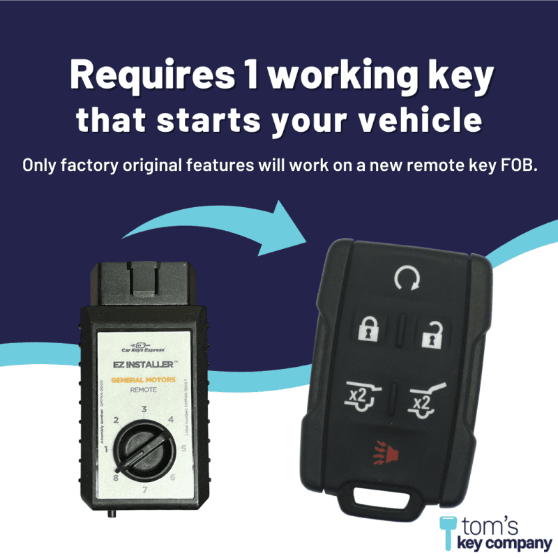 keyless entry remote for select chevrolet and gmc vehicles 6 button remote fob gmrm 6thz1re kit tom s key company 3 29846642884861