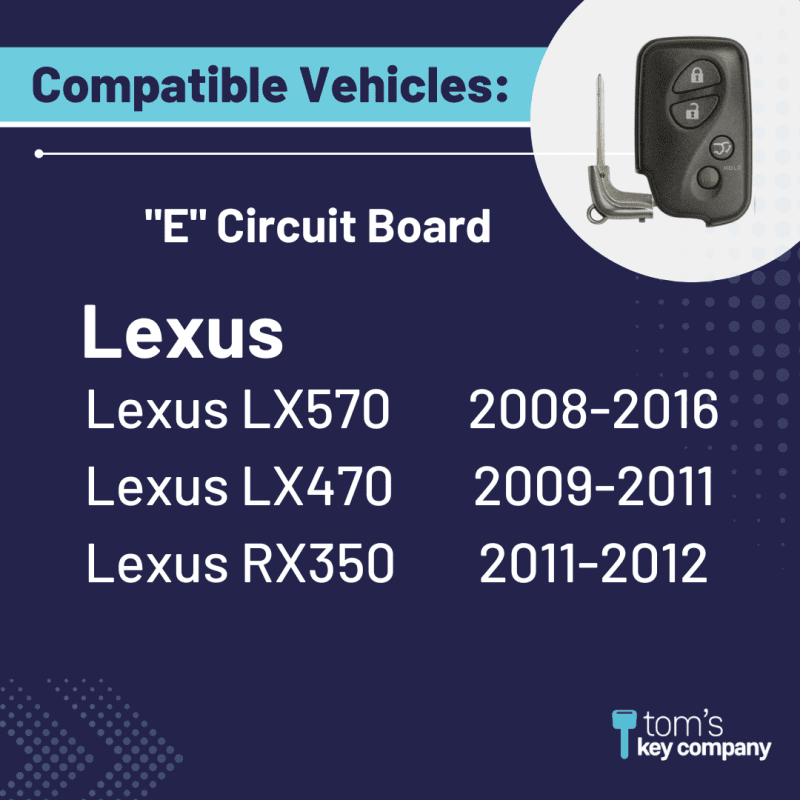 lexus smart key fob 4 button replacement for fob with e board 3370 hyq14aab lexus hyq14aab 4b e 3370 fob tom s key company 5 30775494770941