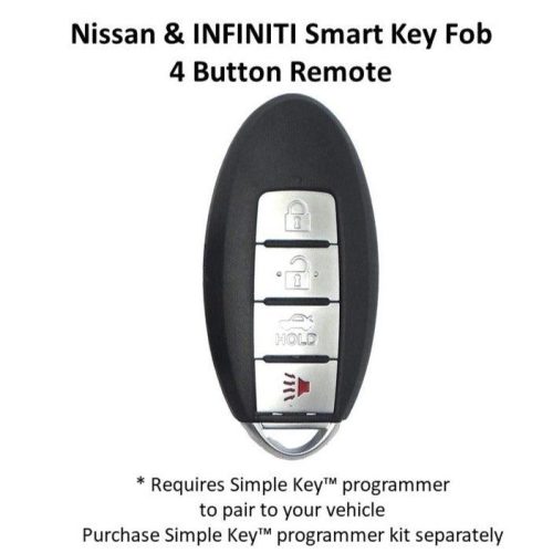 nissan and infiniti 4 button smart key fob for select vehicles tom s key company 4 9465417924764