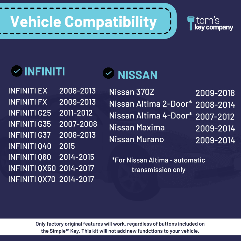 nissan and infiniti simple key programmer with smart key fob tom s key company 7 30723233972477