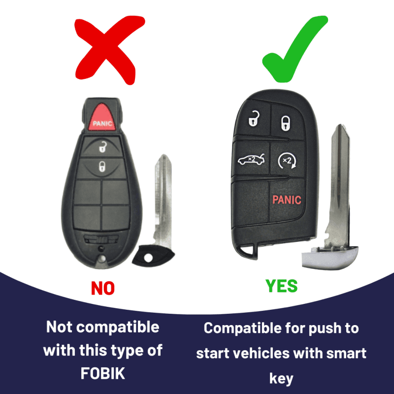 simple key programmer for chrysler dodge jeep and ram with a 5 button smart key fob with trunk release and remote start tom s key company 8 30993485660413