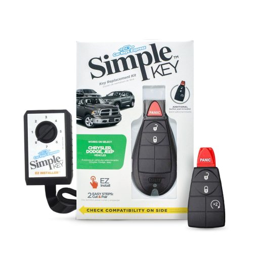 simple key programmer for chrysler dodge jeep and volkswagen with a 3 button fobik and extra button pad tom s key company 3 30233213665533