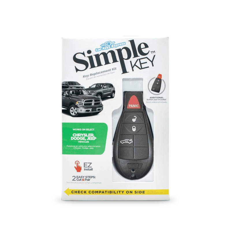 simple key programmer for chrysler dodge jeep and volkswagen with a 4 button fobik and extra button pad tom s key company 9 30233307349245