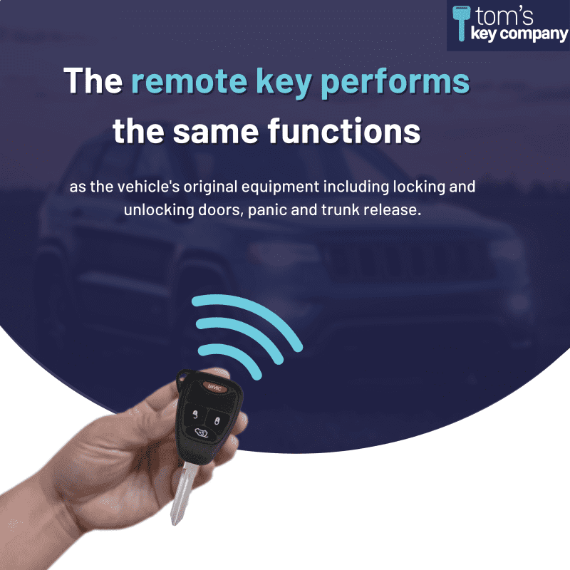 simple key programmer for chrysler dodge jeep with a 4 button remote key with trunk relase tom s key company 4 29079694377213