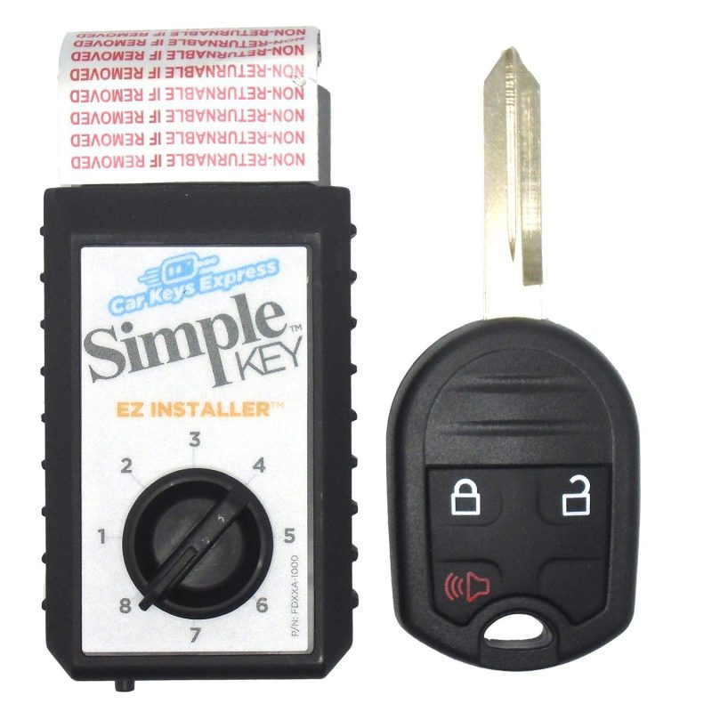 simple key programmer for ford and lincoln vehicles with a 3 button remote key tom s key company 11 14211724378268