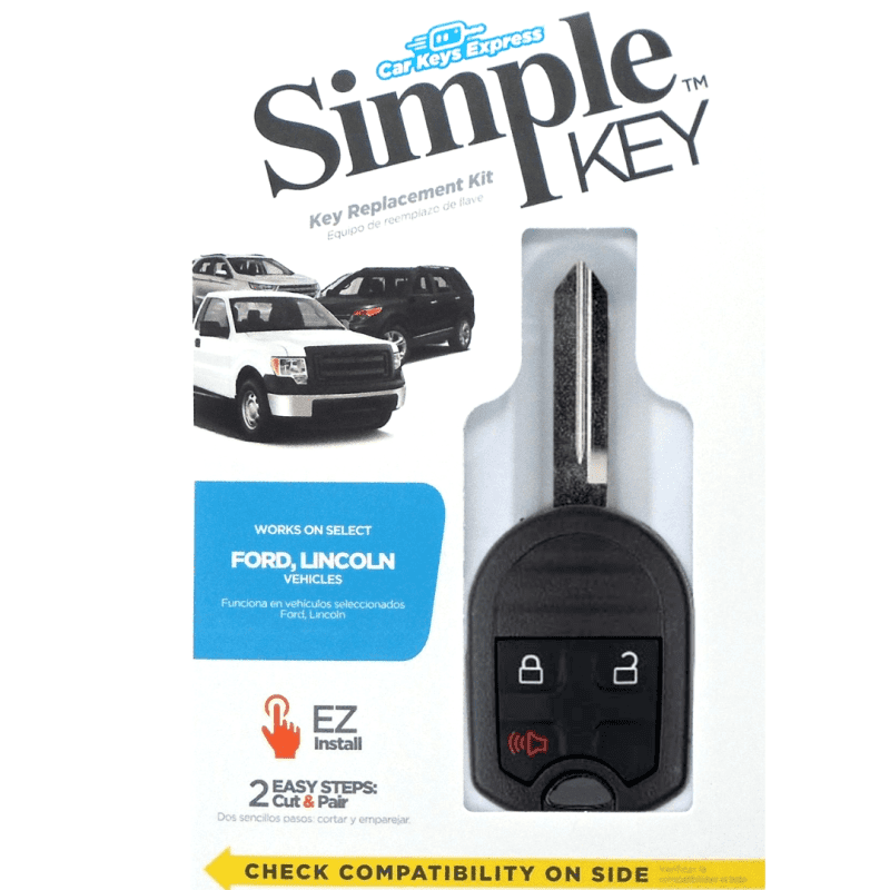 simple key programmer for ford and lincoln vehicles with a 3 button remote key tom s key company 6 30260317618429