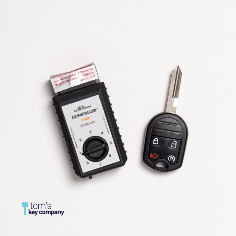 simple key programmer for ford and lincoln with a 4 button remote with remote start tom s key company 1 31771067121917