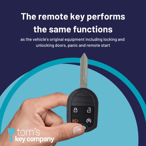 simple key programmer for ford and lincoln with a 4 button remote with remote start tom s key company 8 30234828669181