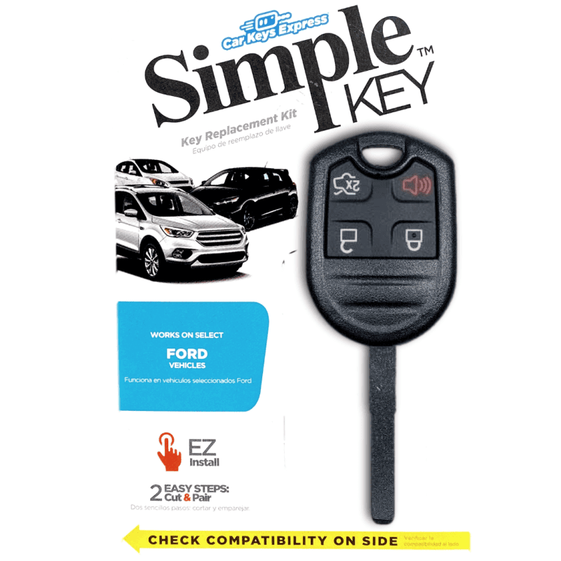 simple key programmer for ford vehicles with a high security 4 button remote key with trunk release tom s key company 1 30260323746045