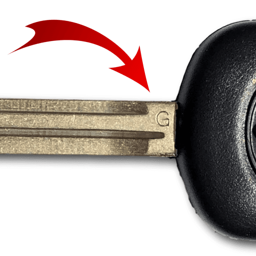 toyota logo g chip transponder key for select toyota and scion vehicles rubber handle toy4 g logo tom s key company 4 1577082290308