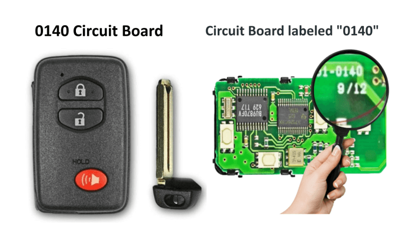 toyota rav4 and highlander smart key fob 3 button 0140 board hyq14aab 3b 0140board fob tom s key company 4 23168769065116