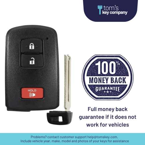 toyota rav4 prius c prius v smart key fob 3 button push button start remote hyq14fba 3b g0020 fob tom s key company 5 31796963049725