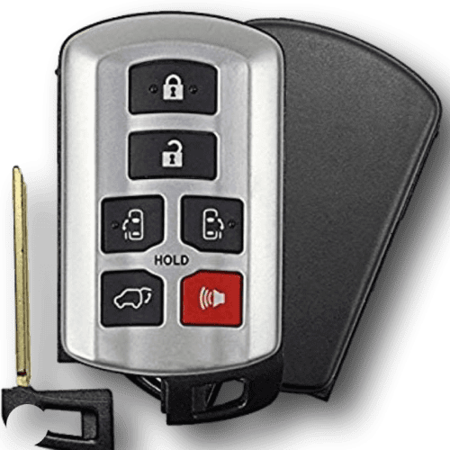 toyota sienna smart proximity key push button start keyless remote fob with emergency key hyq14adr 6b fob tom s key company 5 5746529140868