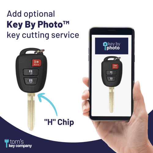 toyota tacoma key and remote h chip key with 3 button remote gq452t 3b h tom s key company 2 31915081629949